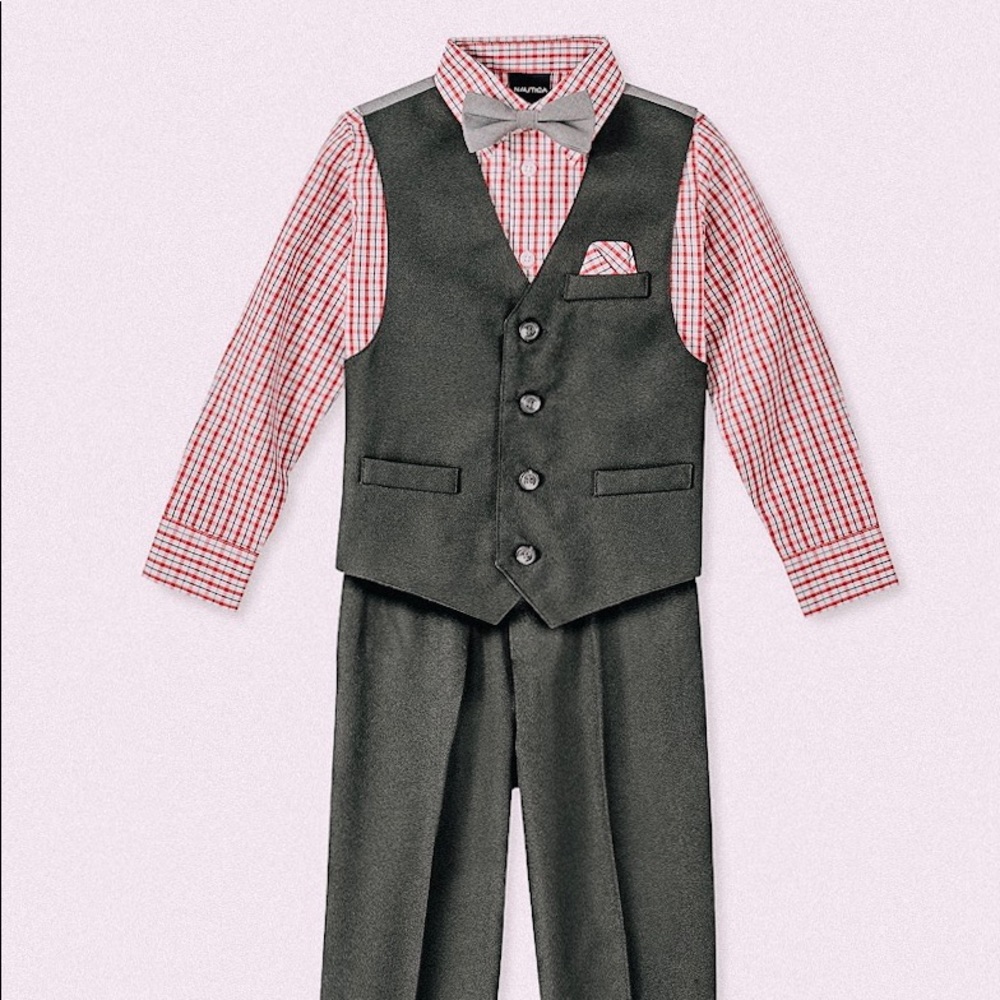 Nautica | Formal 4 Piece Vest Set